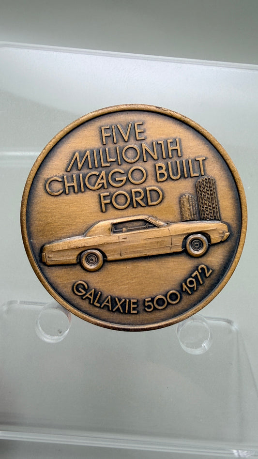FIVE MILLIONTH CHICAGO BUILT FORD GALAXIE 500 1972