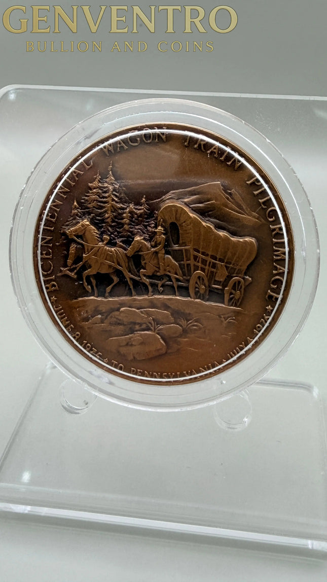 June 8 1975-July 4 1976 Bicentennial Wagon Train Pilgrimage Genventro