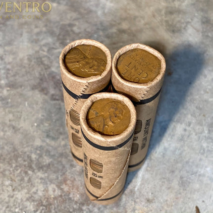 1909-1958 WHEAT PENNY ROLL Wholesale Wheat Cents