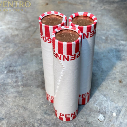 UNSEARCHED WHEAT PENNY white roll with bu uncirculated Wholesale Wheat Cents