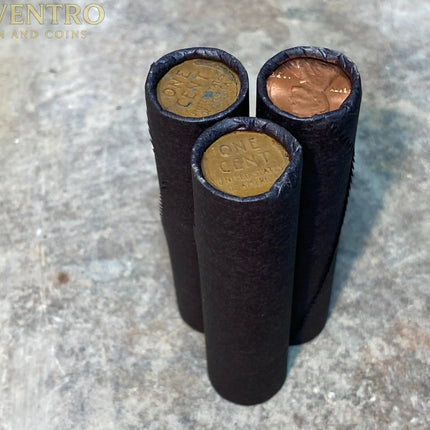1909 - 1958 WHEAT PENNY BLACK ROLL Wholesale Wheat Cents