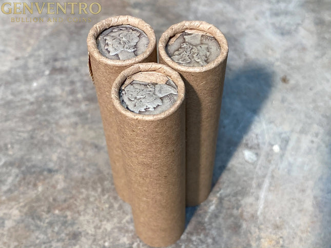 SILVER MERCURY DIME & WHEAT CENTS ROLL Wholesale Wheat Cents