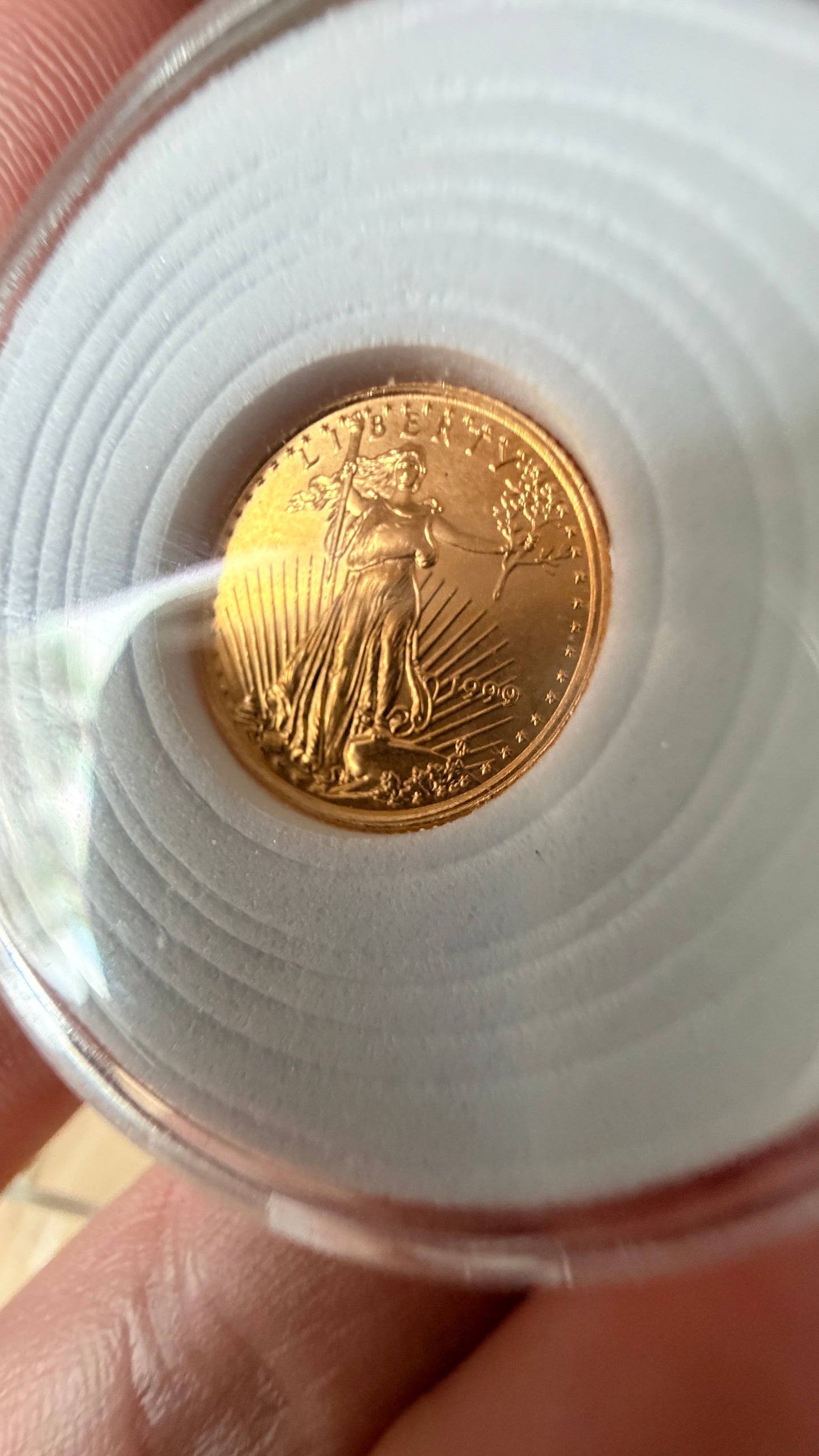 1999 $5 Gold American Eagle 1/10 Oz Au999.9 Gold BU