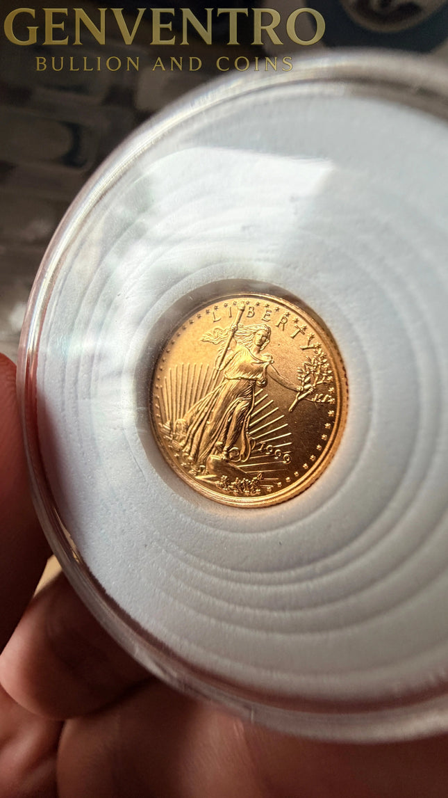 $5 Gold American Eagle 1/10 Oz Au999.9 Gold BU Pre Order Genventro