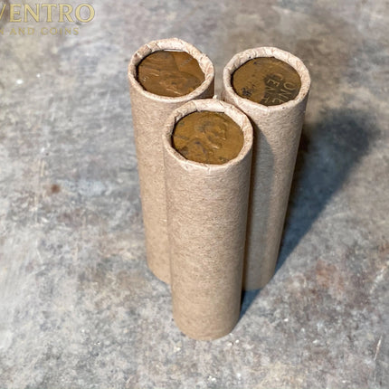 WHEAT PENNY ROLL 1909 - 1958 Unsorted Rolls Wholesale Wheat Cents