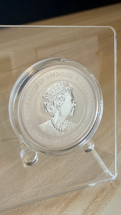 2024 Australia 1/2 oz .9999 Silver Lunar Dragon BU Coin (Series III)