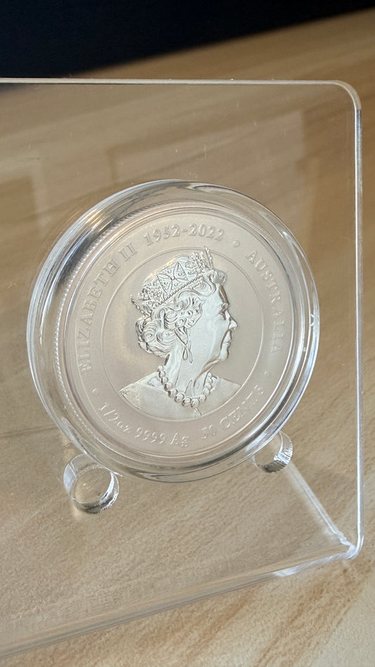 2024 Australia 1/2 oz .9999 Silver Lunar Dragon BU Coin (Series III)