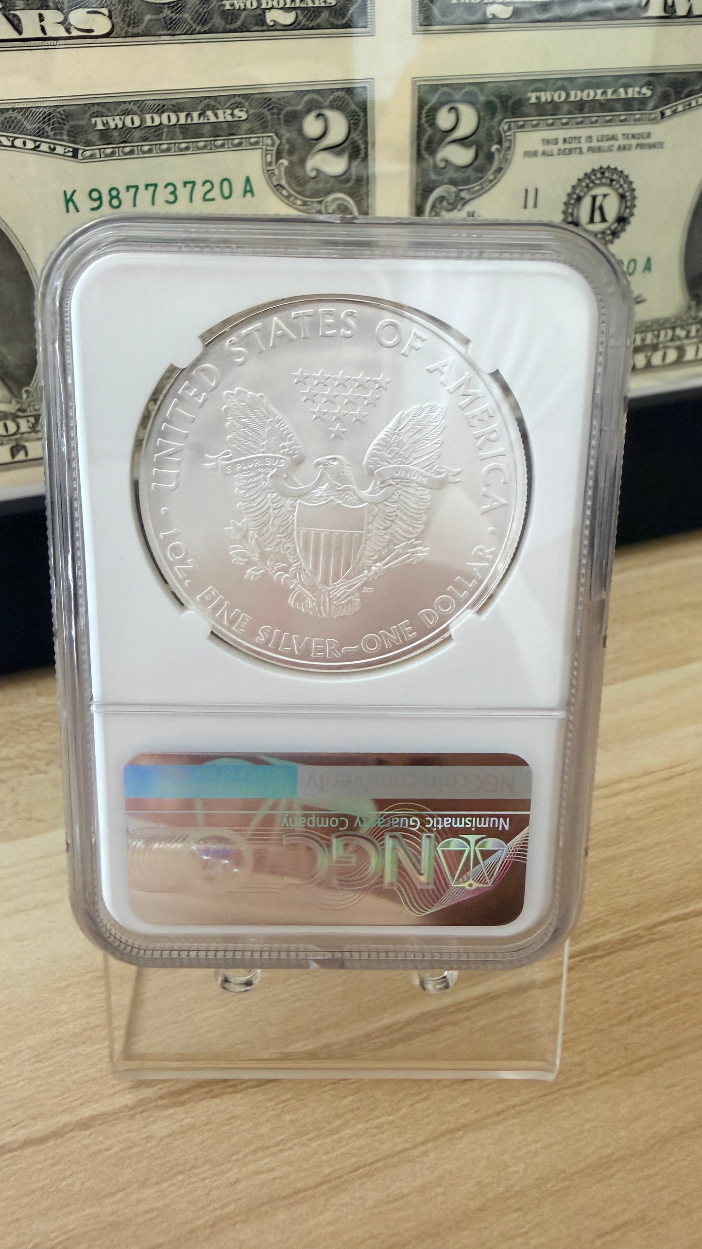 2010 Silver Eagle NGC MS69