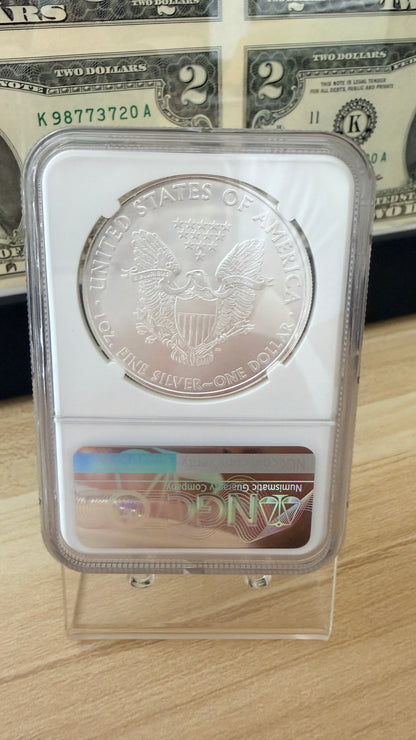 2010 Silver Eagle NGC MS69