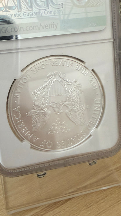 2010 Silver Eagle NGC MS69