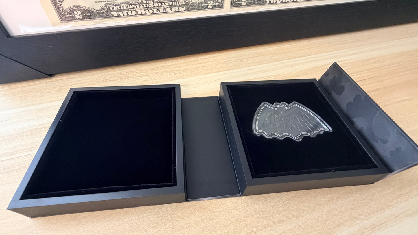 1996 Batman Logo 1oz Fine 999 Silver New Zealand Mint