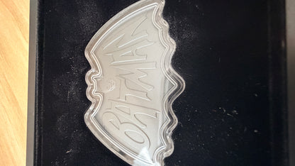 1996 Batman Logo 1oz Fine 999 Silver New Zealand Mint