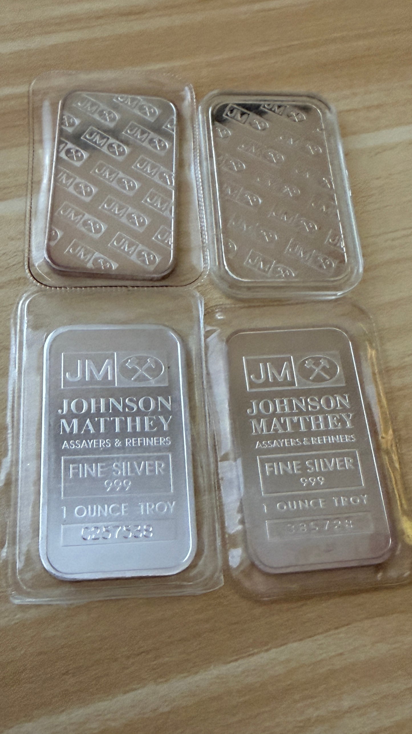 1oz Ag999 Fine Silver Bar Johnson Matthey