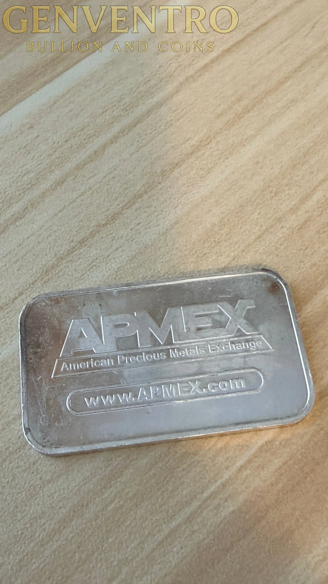 Apmex 1 oz Fine Silver Bar Genventro