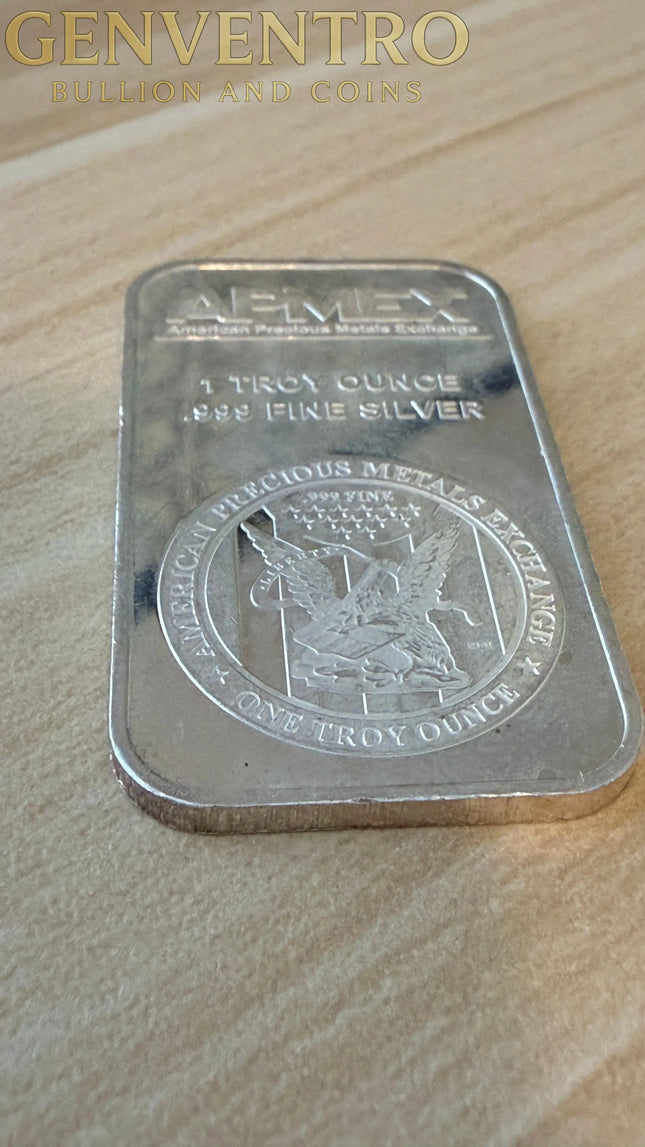 Apmex 1 oz Fine Silver Bar Genventro