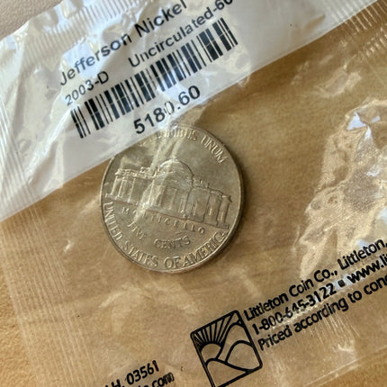 2003-D Jefferson Nickel Uncirculated-60 Genventro