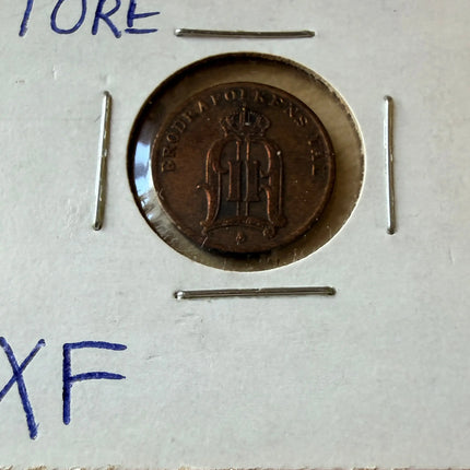 1884 Sweden 10 ORE XF Genventro