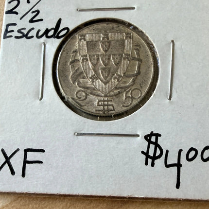 1964 Portugal 2$50 Centavos XF Genventro