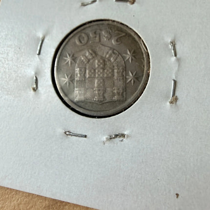 1964 Portugal 2$50 Centavos XF Genventro