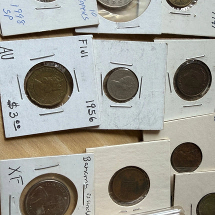 Unsorted Bulk Lot Rare Foreign Coins Genventro