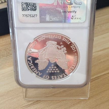 2011-W Silver Eagle NGC PF 69 UC 25th Anniversary Genventro