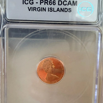 1973 Virgin Islands 1 Cent ICG PR66 Genventro