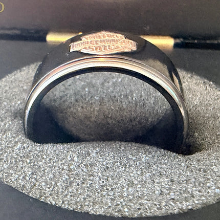 Harley-Davidson Motor Cycle Collectors Mens Ring - Size 10.5 in Box Genventro