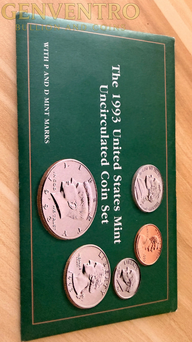 1993 P&D Complete US Mint Proof Set Uncirculated Genventro