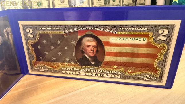 Star-Spangled Banner $2 Commemorative Legal Tender Bank Note - Uncirculated and Crisp! Genventro