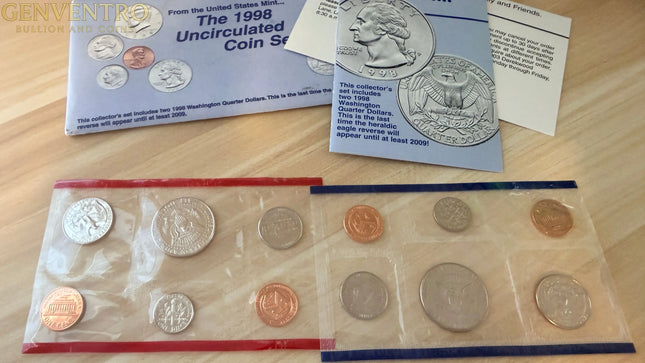 1998 US Uncirculated Proof Set in Original Mint Packaging Genventro