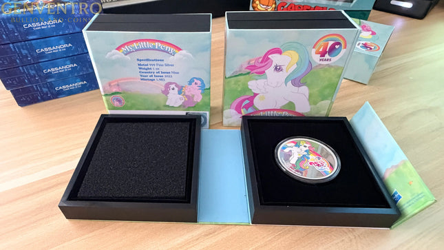 My Little Pony 2023 Niue 1 oz Fine Silver New in Box w/ COA New Zealand Mint Genventro