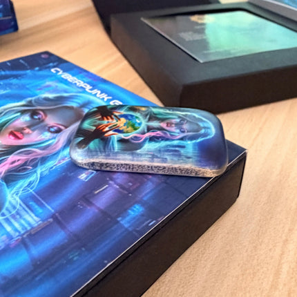 2024 Cyberpunk Goddess Cassandra 2 oz Silver Premium Bar New In Box w/ COA Genventro