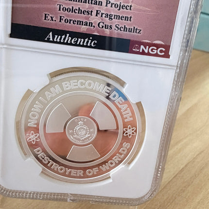 2025 Oppenheimer 1 oz Silver Reverse PF70 Bag Fragment Mintage 1 of 750 Genventro