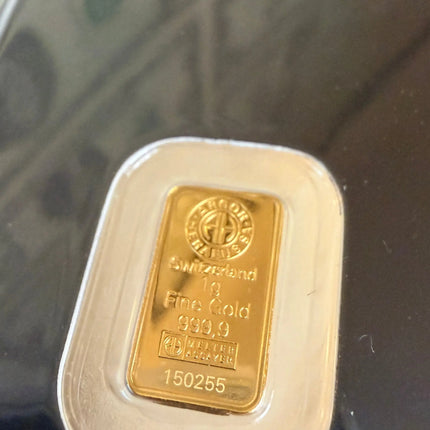 Argor Heraeus 1 Gram Au9999 Swiss Gold Bar New In Assay Genventro