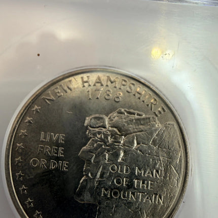 2000 P New Hampshire Planchet Flaw Proof State Quarter ICG MS66 Genventro