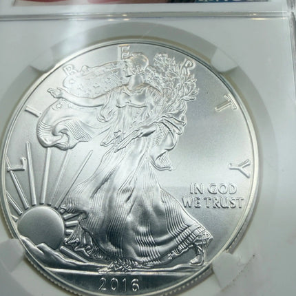 2016 American Silver Eagle First Release 30th Anniversary NGC MS70 Genventro