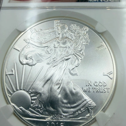 2016 American Silver Eagle First Release 30th Anniversary NGC MS70 Genventro