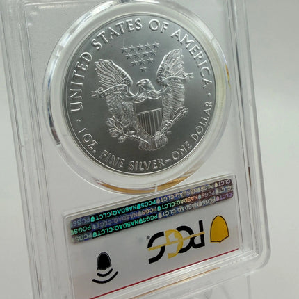 2021 S First Strike Silver Eagle T1 Emergency Issue PCGS MS70 Genventro