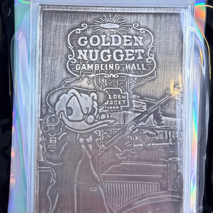 Gangster Scrooge Golden Nugget 1 oz Fine Silver Brand New Sealed Assay Genventro