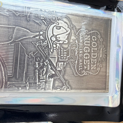 Gangster Scrooge Golden Nugget 1 oz Fine Silver Brand New Sealed Assay Genventro