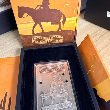 2024 Wild West Calamity Jane 1 oz Fine Silver Limited Mintage Box w/COA Genventro