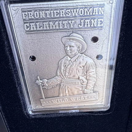 2024 Wild West Calamity Jane 1 oz Fine Silver Limited Mintage Box w/COA Genventro
