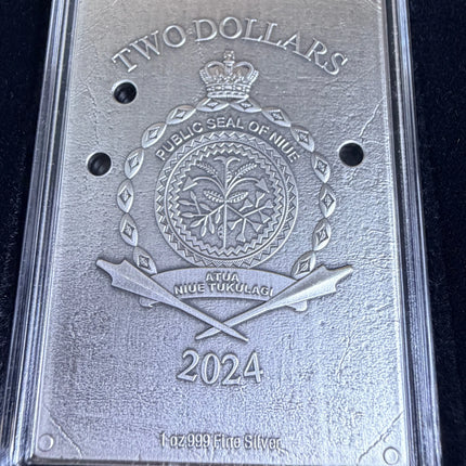 2024 Wild West Calamity Jane 1 oz Fine Silver Limited Mintage Box w/COA Genventro