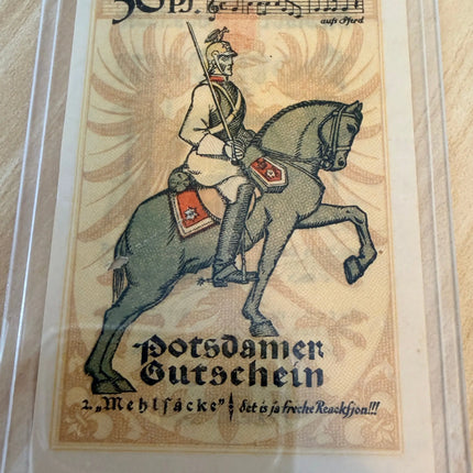 1921 Germany Potsdam Notgeld 50 Pfennig – Ornate Stadtsparkasse Issue Genventro