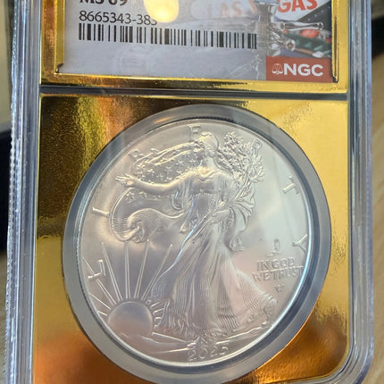 2025(P) American Silver Eagle $1 – Eagle Privy – NGC MS69 First Releases Las Vegas Label Genventro