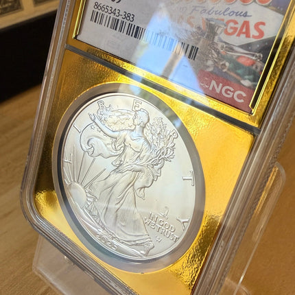2025(P) American Silver Eagle $1 – Eagle Privy – NGC MS69 First Releases Las Vegas Label Genventro