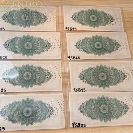 Great Depression “County of Atlantic, New Jersey” $1 Depression Scrips • 8-Note All Consecutive Run Bundle Genventro