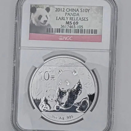 2012 Chinese Panda Early Releases NGC MS69 #436 Genventro Bullion and Coins