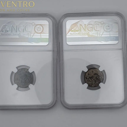 Roman Empire Constantinian cAD 330-340 Roma/She-wolf & twins - NGC AE3/4 BI Nummus Genventro Bullion and Coins