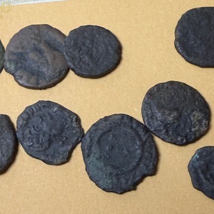 Late Roman Empire Bronze AE3 / AE4 Coins (285–400 AD) – Uncleaned Hoard Finds – Ancient Coins Lot #102 Genventro Bullion and Coins